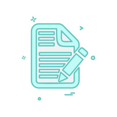 Dosya simgesi tasarım vektörü