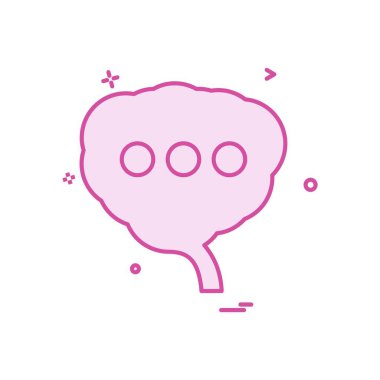 Bulut simgesi tasarım, renkli vektör çizim