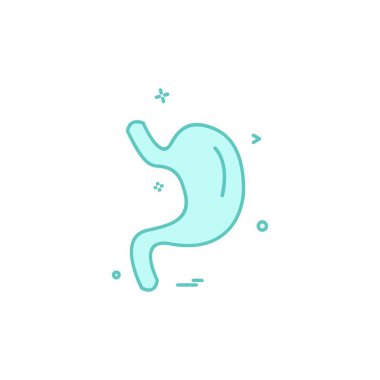 Karaciğer simgesi tasarım vektörü