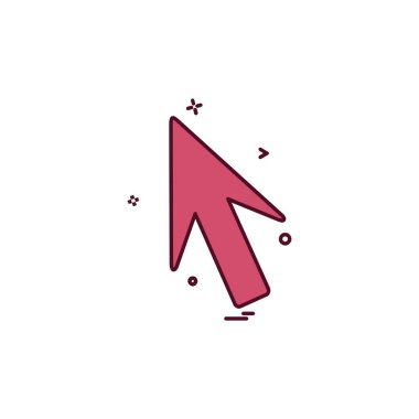 Yukarı ok simgesi tasarım vektörü