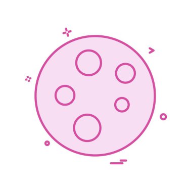 molekül simge vektör tasarımı