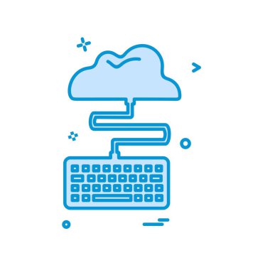 Anahtar kurulu simge tasarlamak vektör