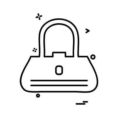 Çanta simge tasarlamak vektör