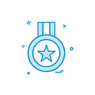 madalya ödülü zafer simge vektör tasarımı