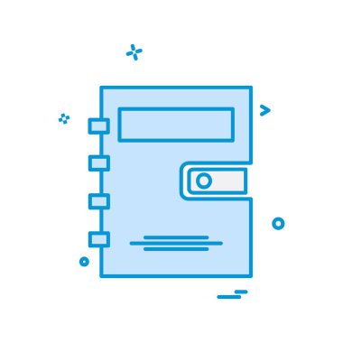 Not simgesi tasarım vektörü