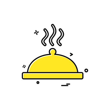 Mutfak simgesi tasarım vektörü 