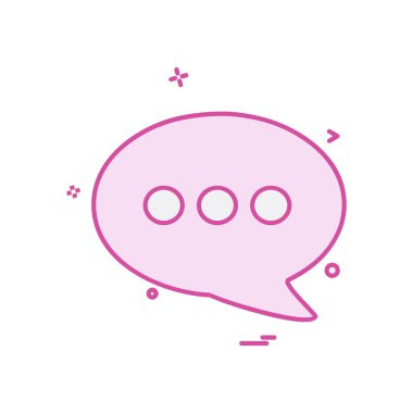 İleti simgesi tasarım vektörü