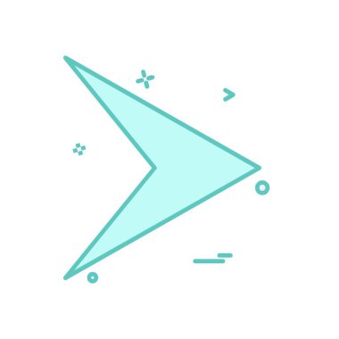 Sağ ok simge tasarlamak vektör