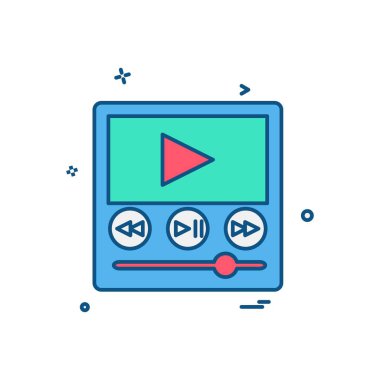 Ortam ve Kamera simgesi tasarım vektörü 