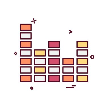 İş grafiği düz simge vektör çizim 