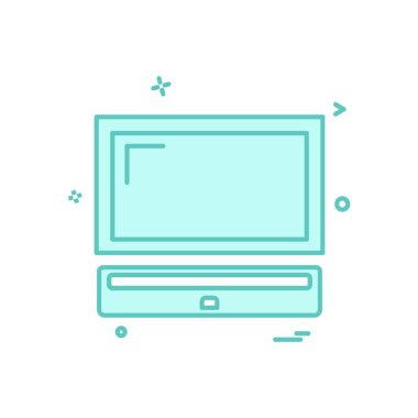 Bilgisayar simgesi tasarım vektörü