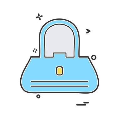 Çanta simge tasarlamak vektör