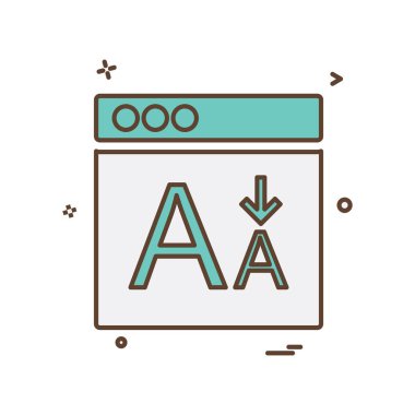 Web düzeni simge tasarım vektörü