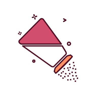 Gıda simgesi tasarım vektörü