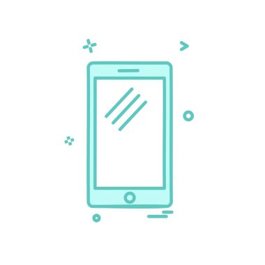 Telefon simgesi tasarım vektörü