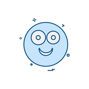 Emoji simgeleri tasarım vektörü 