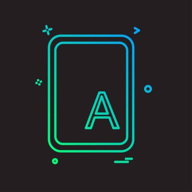 Pano simge tasarlamak vektör 