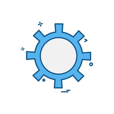 Ayar Dişli simge tasarlamak vektör