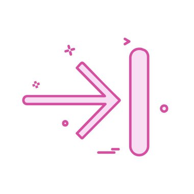 Sağ ok simge tasarlamak vektör