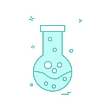 Beaker ikon tasarım vektörü