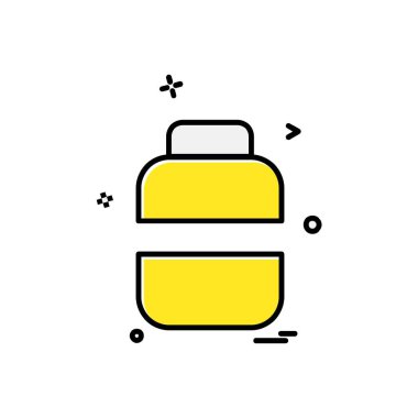 Seyahat çanta simge tasarlamak vektör