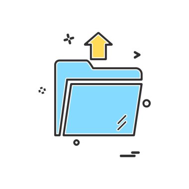 Dosya simgesi tasarım vektörü