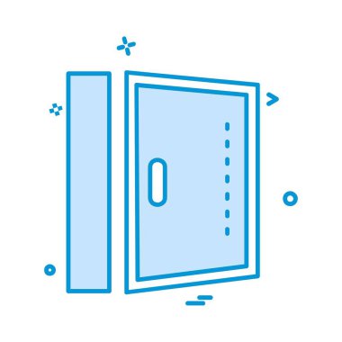 Çalışma araçlar simgesi tasarım, renkli vektör çizim 