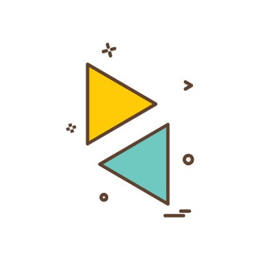 Yukarı ok simgesi tasarım vektörü