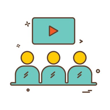 Avatar simge tasarlamak vektör 