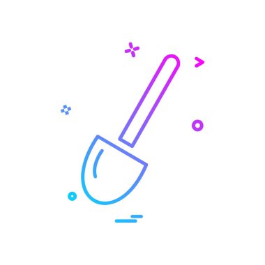 Çalışma araçlar simgesi tasarım, renkli vektör çizim 