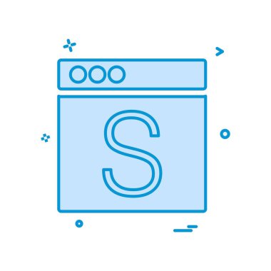 Web düzen simge tasarlamak vektör