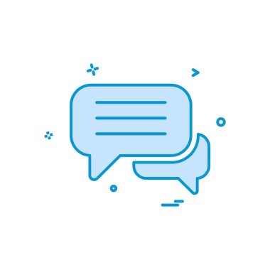 İleti simge tasarlamak vektör