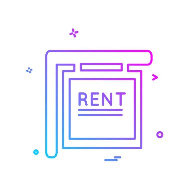 Emlak simge tasarlamak vektör