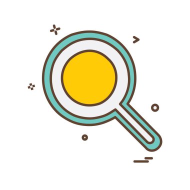 Arama simge tasarlamak vektör