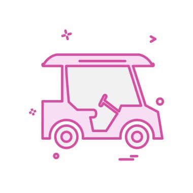 Golf simge tasarlamak vektör