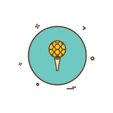 Golf simge tasarlamak vektör