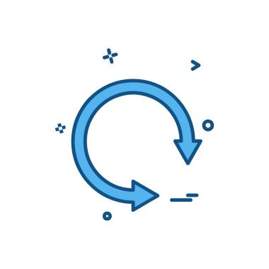 Ok simgesi tasarım vektörü