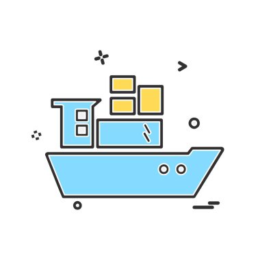 Seyahat simgesi tasarım vektörü