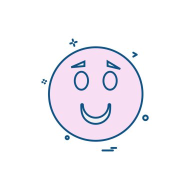 Emoji simgeleri tasarım vektörü 