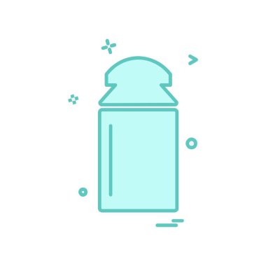 Şişe simge tasarlamak vektör