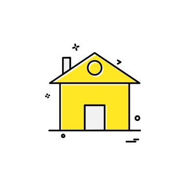 Emlak simge tasarlamak vektör