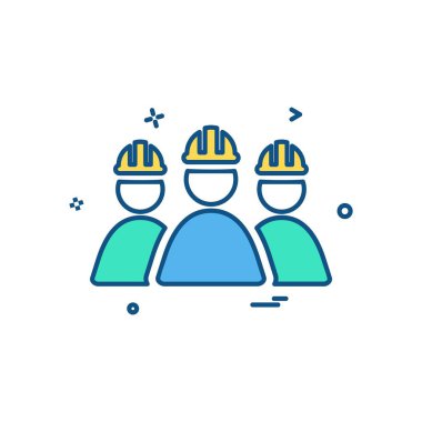 Grup avatar simge tasarım vektörü