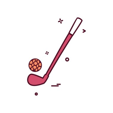 Golf simge tasarlamak vektör