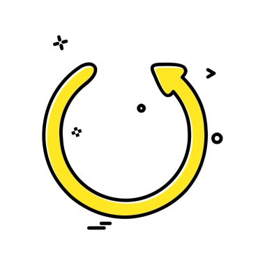 Ok simgesi tasarım vektörü