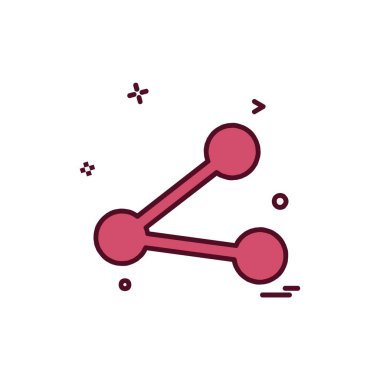 Simge tasarım vektörünü paylaş