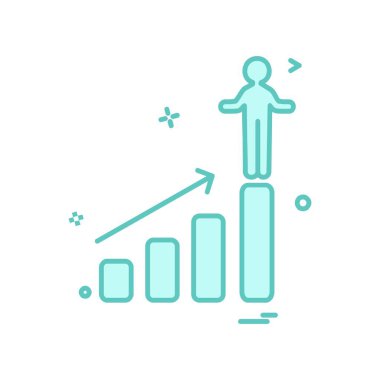 İş simgesi tasarım vektörü 