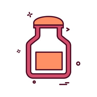 Tıbbi simge tasarım, renkli vektör çizim