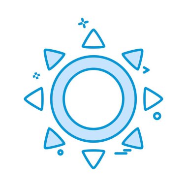 Sadece simge vektör üzerinde beyaz baclground hava