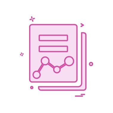 Dosya simgesi tasarım vektörü