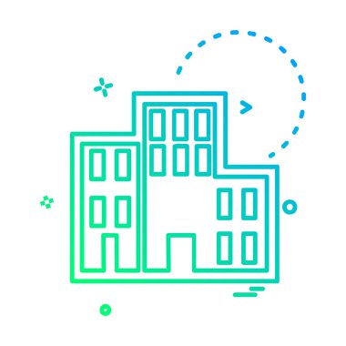 Emlak simge tasarlamak vektör